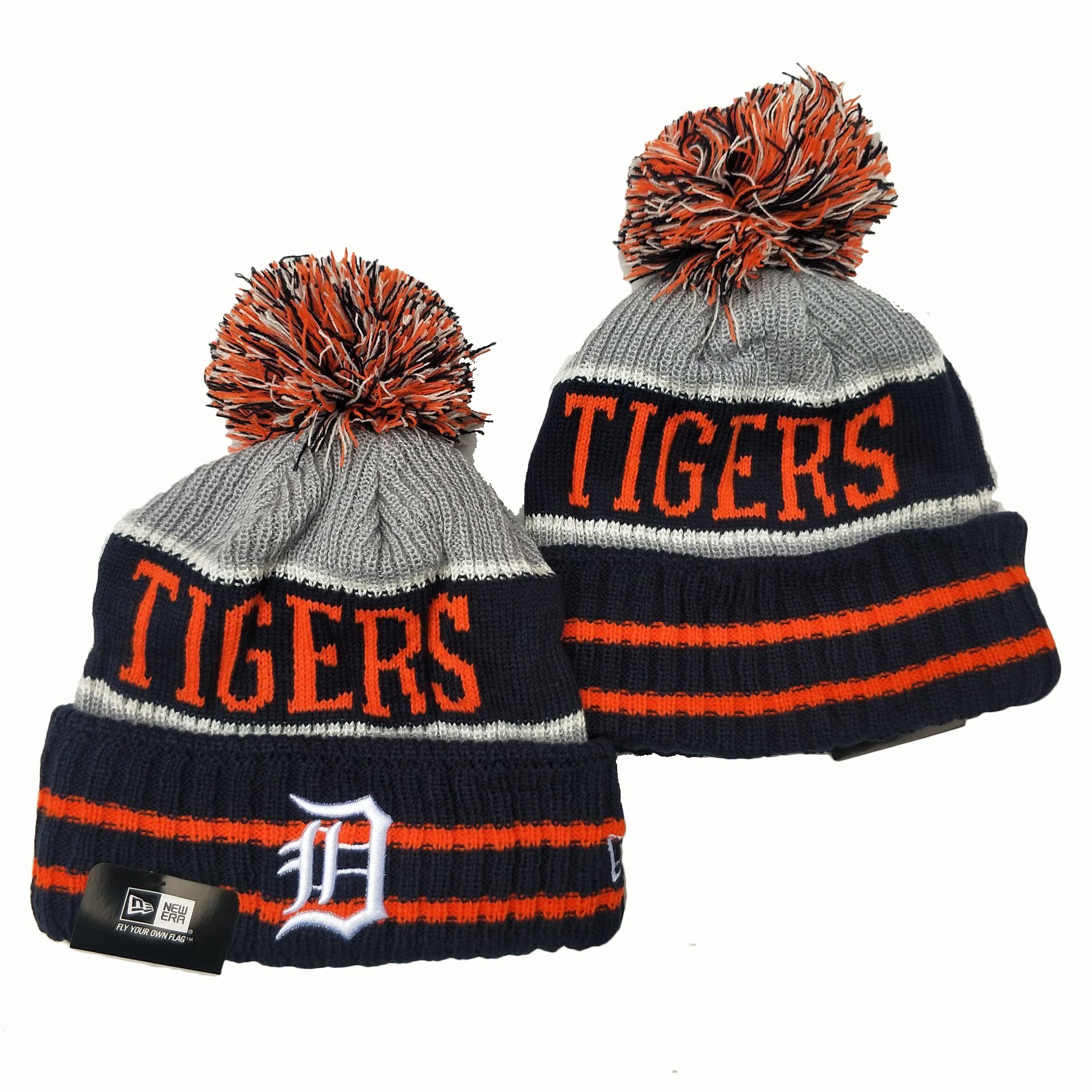 Detroit Tigers Knit Hats 001
